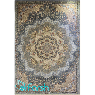 دکتر فرش - فرش 700 شانه - فرش 700 شانه قیطران طرح گلپری رنگ آبی گلپری؛ طرحی جدید از فرش قیطران