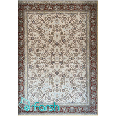 دکتر فرش - فرش 700 شانه - فرش 700 شانه قیطران طرح سایه رنگ کرم سایه؛ طرحی جدید از قیطران