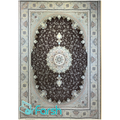 دکتر فرش - فرش 1500 شانه - فرش 1500 شانه قیطران طرح سلطان رنگ قهوه ای سلطان؛ طرحی جدید از قیطران