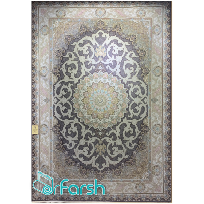 دکتر فرش - فرش 1500 شانه - فرش 1500 شانه قیطران طرح مستانه رنگ ملانژ سوسنی مستانه؛ طرحی جدید از قیطران