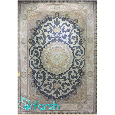 دکتر فرش - فرش 1500 شانه - فرش 1500 شانه قیطران طرح مستانه رنگ ملانژ نوک مدادی مستانه؛ طرحی جدید از قیطران