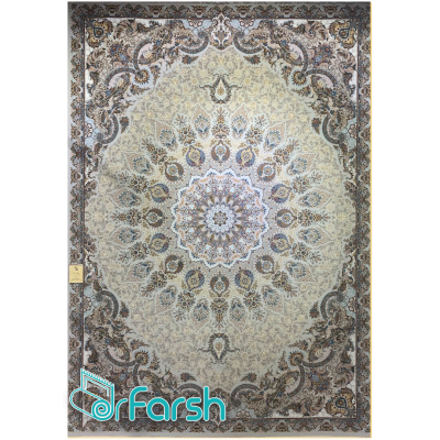 دکتر فرش - فرش 1500 شانه - فرش 1500 شانه قیطران طرح پدیده رنگ کرم پدیده؛ طرحی جدید از قیطران