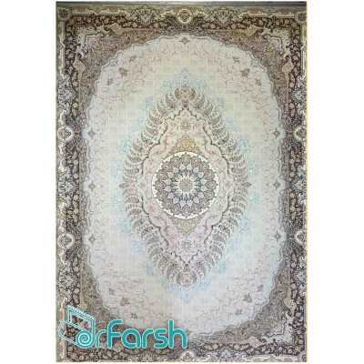 دکتر فرش - فرش 1500 شانه - فرش 1500 شانه قیطران طرح تانیا رنگ کرم تانیا؛ طرحی جدید از قیطران