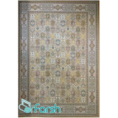 دکتر فرش - فرش 1200 شانه - فرش 1200 شانه قیطران طرح گلاره رنگ نسکافه ای گلاره؛ طرحی جدید از قیطران