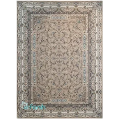 فرش 1500 شانه قیطران طرح شهرزاد رنگ فیلی