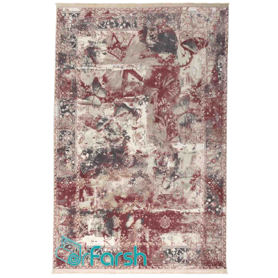دکتر فرش - فرش وینتیج (کهنه نما) - فرش وینتیج محتشم مدل 100629 رنگ گلبهی  + ارسال رایگان + خرید اقساطی | دکترفرش