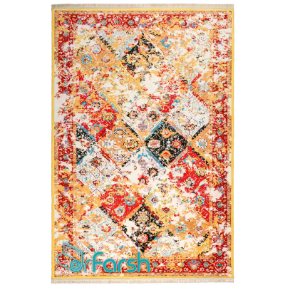 دکتر فرش - فرش وینتیج (کهنه نما) - فرش وینتیج محتشم مدل 100634 + ارسال رایگان + خرید اقساطی | دکترفرش