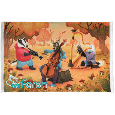 دکتر فرش - فرش اتاق کودک - فرش کودک محتشم مدل 100212 فرش کودک