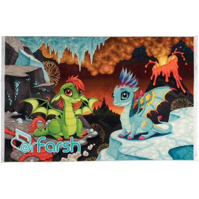 دکتر فرش - فرش اتاق کودک - فرش کودک محتشم مدل 100215 فرش کودک