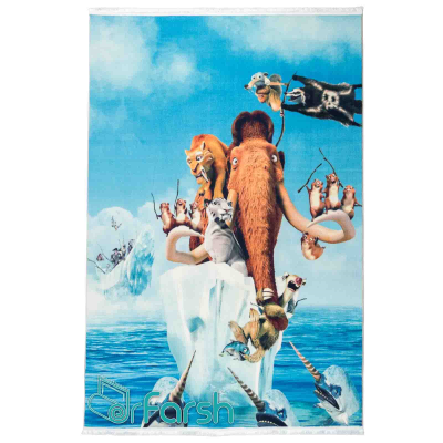 دکتر فرش - فرش اتاق کودک - فرش کودک محتشم مدل 100218 فرش کودک