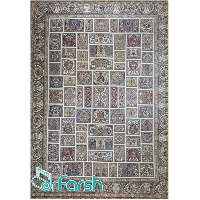 دکتر فرش - فرش 700 شانه - فرش 700 شانه قیطران طرح ایرسا رنگ کرم ایرسا؛ طرحی جدید از قیطران