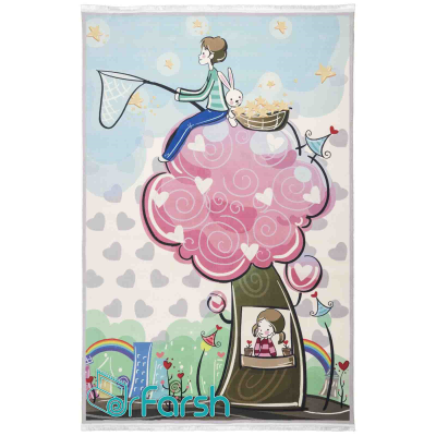 دکتر فرش - فرش اتاق کودک - فرش کودک محتشم مدل 100235 فرش کودک