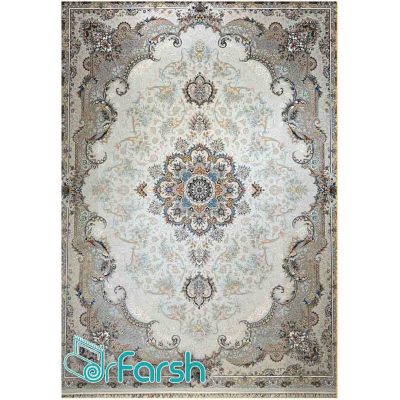 دکتر فرش - فرش 700 شانه - فرش 700 شانه قیطران طرح آناهیتا رنگ کرم آناهیتا؛ طرحی جدید از قیطران