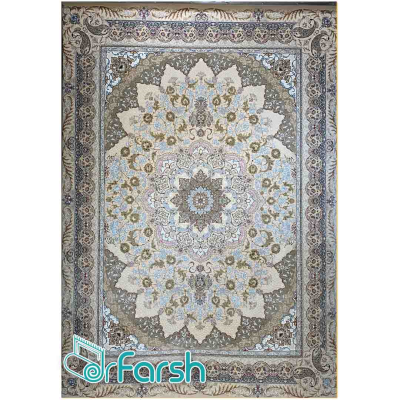 دکتر فرش - فرش 700 شانه - فرش 700 شانه قیطران طرح فروغ رنگ کرم فروغ؛ طرحی جدید از قیطران