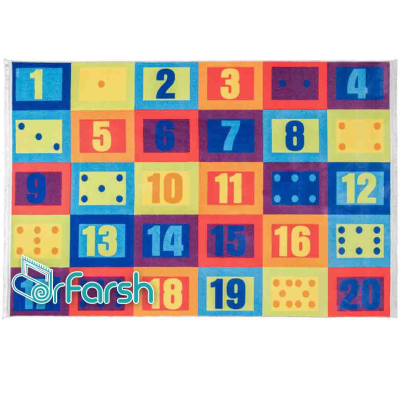 دکتر فرش - فرش اتاق کودک - فرش کودک محتشم مدل 100255 فرش کودک