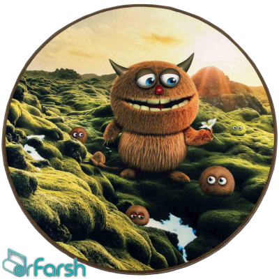 دکتر فرش - فرش اتاق کودک - فرش کودک محتشم مدل 100259 فرش کودک