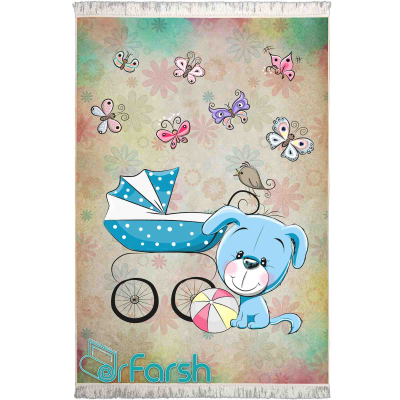 دکتر فرش - فرش اتاق کودک - فرش کودک محتشم مدل 100278 فرش کودک