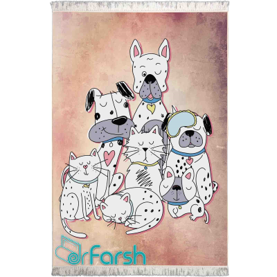 دکتر فرش - فرش اتاق کودک - فرش کودک محتشم مدل 100279 فرش کودک