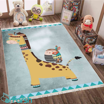 دکتر فرش - فرش اتاق کودک - فرش کودک محتشم مدل 100282 فرش کودک