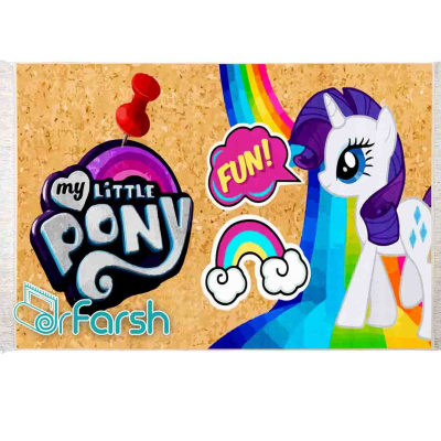 دکتر فرش - فرش اتاق کودک - فرش کودک محتشم مدل 100291 فرش کودک