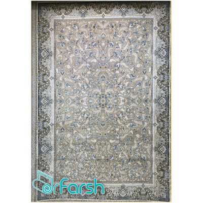 دکتر فرش - 1200 شانه میکرو اکریلیک - فرش 1200 شانه قیطران طرح گلسا رنگ خاکستری گلسا؛ طرحی جدید از قیطران