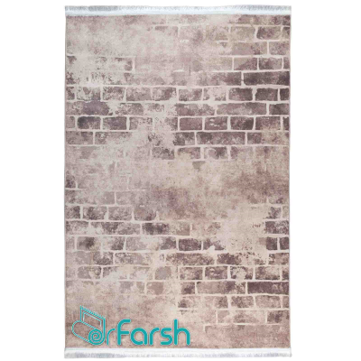 دکتر فرش - فرش ماشینی مدرن - فرش مدرن محتشم مدل 100410 رنگ خاکستری فرش مدرن