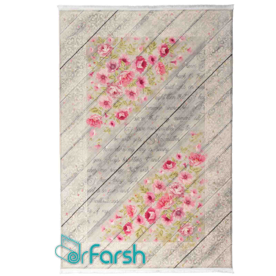 دکتر فرش - فرش ماشینی مدرن - فرش مدرن محتشم مدل 100447 رنگ خاکستری فرش مدرن