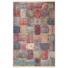 فرش چهل تکه محتشم مدل 100501 چند رنگ