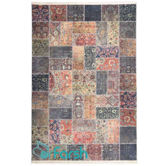 فرش چهل تکه محتشم مدل 100511 چند رنگ