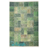 دکتر فرش - فرش چهل تکه - فرش چهل تکه محتشم مدل 100511 رنگ سبز فرش چهل تکه - تصویر کوچک