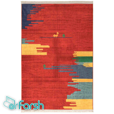 دکتر فرش - فرش سنتی - فرش سنتی محتشم مدل 100302 رنگ قرمز فرش سنتی