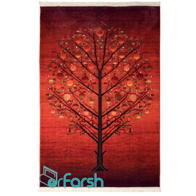 دکتر فرش - فرش سنتی - فرش سنتی محتشم مدل 100306 رنگ قرمز فرش سنتی