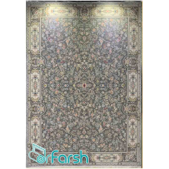 فرش 1200 شانه زرین سیلک مدل 1440 رنگ نقره ای