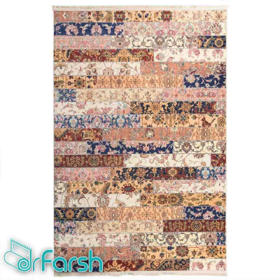دکتر فرش - فرش چهل تکه - فرش چهل تکه محتشم مدل 100503 فرش چهل تکه