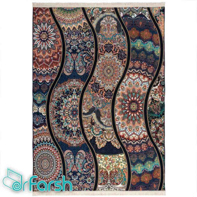 دکتر فرش - فرش چهل تکه - فرش چهل تکه محتشم مدل 100515 فرش چهل تکه