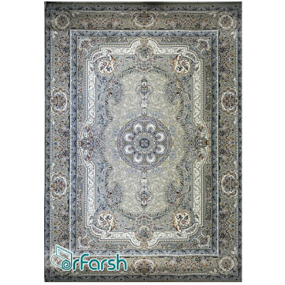 دکتر فرش - فرش 1500 شانه - فرش 1500 شانه قیطران طرح السا رنگ فیلی فرش 1500 شانه قیطران + ارسال رایگان + خرید اقساطی | دکترفرش