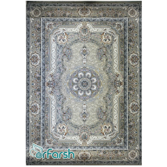 فرش 1500 شانه قیطران طرح السا رنگ فیلی