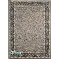 فرش 1500 شانه قیطران طرح دارینا رنگ فیلی