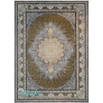 دکتر فرش - فرش 1500 شانه - فرش 1500 شانه قیطران طرح دلبر رنگ فیلی 1500 شانه قیطران + خرید اقساطی | دکترفرش