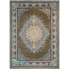 فرش 1500 شانه قیطران طرح دلبر رنگ فیلی