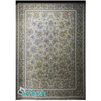دکتر فرش - فرش 1500 شانه - فرش 1500 شانه قیطران طرح شهرناز رنگ فیلی فرش 1500 شانه قیطران + خرید اقساطی | دکترفرش