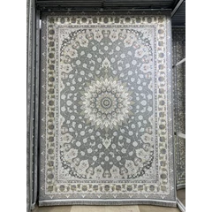 فرش 1200 شانه قیطران طرح دلکش رنگ طوسی