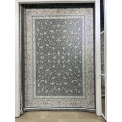 فرش 1200 شانه قیطران طرح گیتا رنگ طوسی